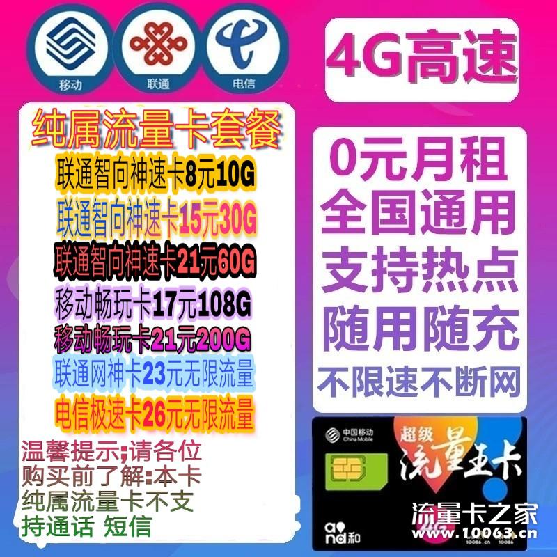 新款流量卡套餐