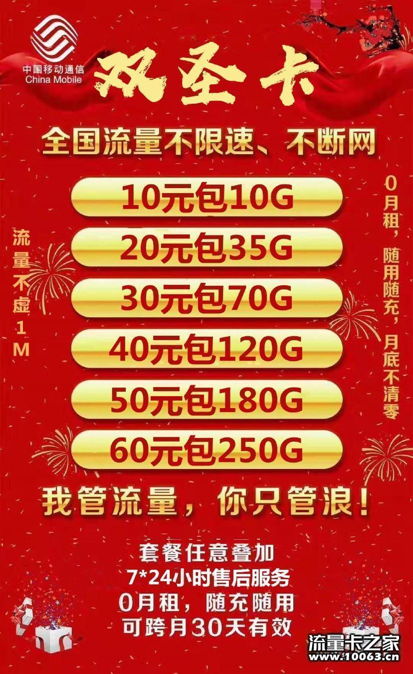 移动双圣卡最高返佣百分之45欢迎测试  