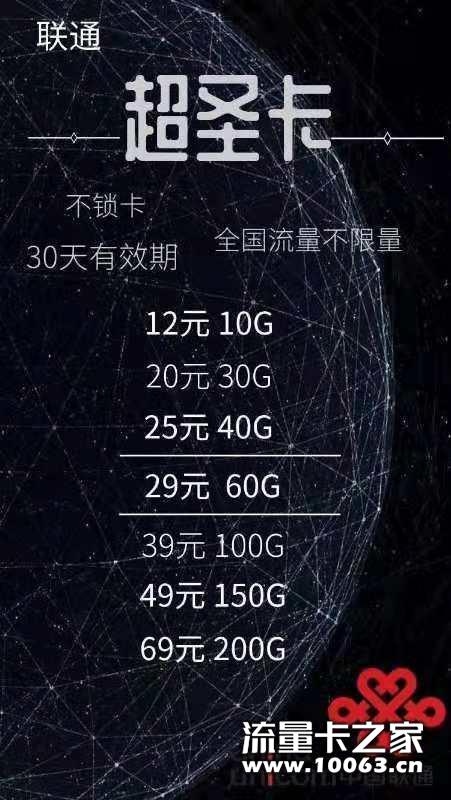 联通高速流量卡